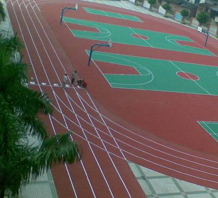 塑胶跑道、亚克力球场硅PU球场、聚氨酯球场